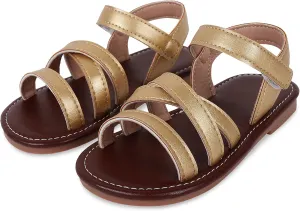 SEAUR Toddler Girl Sandals Size 6-12 Casual Summer Beach Vacation Holiday Open Toe Shoes for Outdoor Playwear