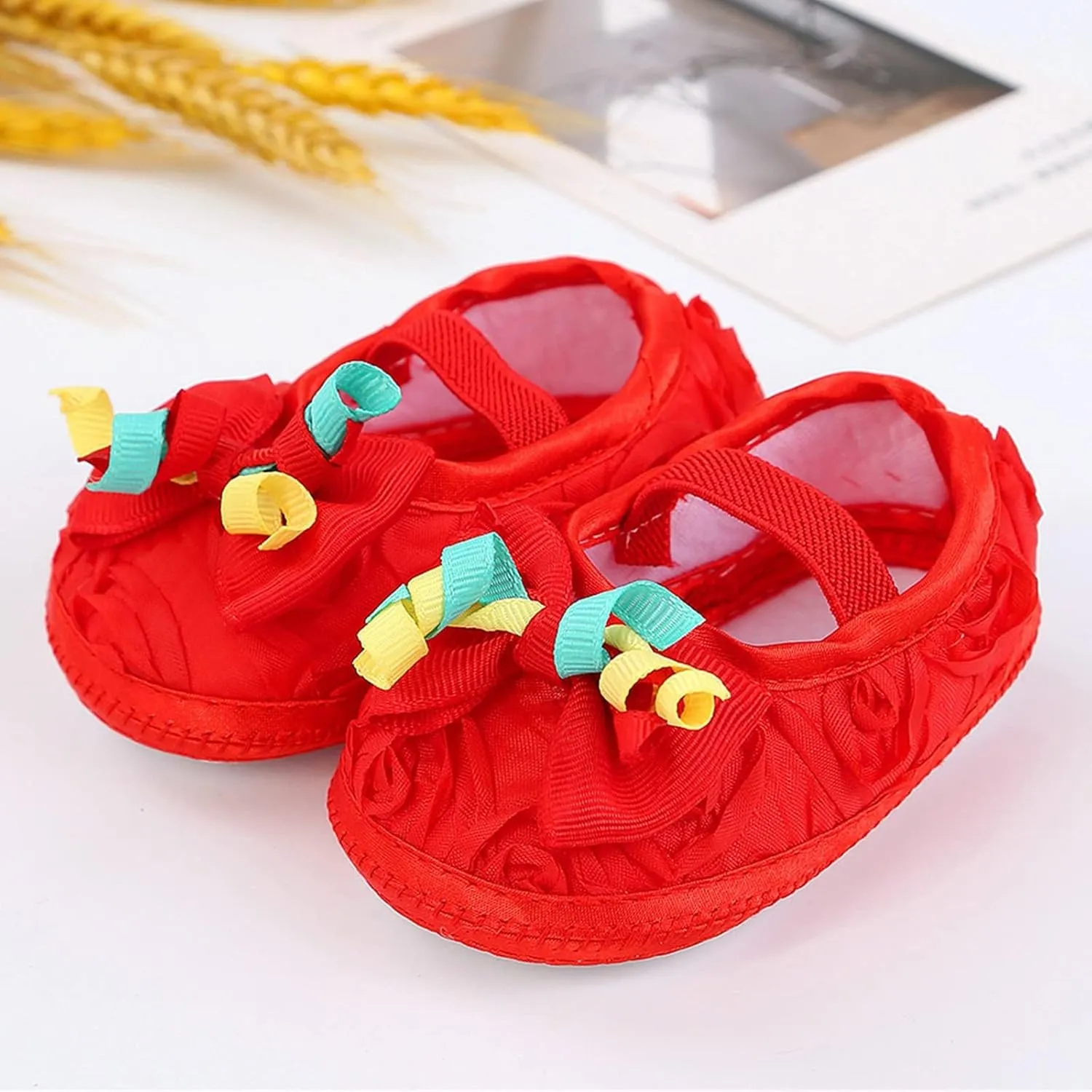 sfdgfhyf Children Round Toe Sneakers Baby Shoes Fashion Soft Sole Toddler Shoes Pearl Dress Flower Shoes Toddler Shoes