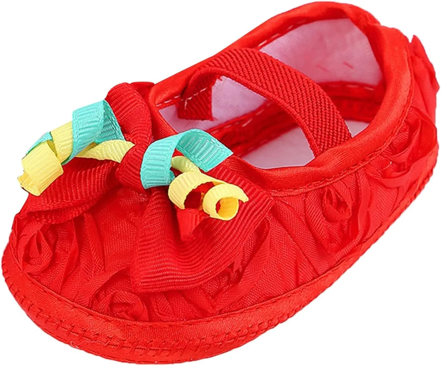sfdgfhyf Children Round Toe Sneakers Baby Shoes Fashion Soft Sole Toddler Shoes Pearl Dress Flower Shoes Toddler Shoes