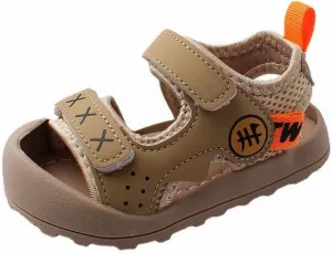 sfdgfhyf Unisex Toddler Girls Party Shoes Baby Shoes Boys' Baotou Sandals Walking Shoes Soft Sole Baby Female Sandals