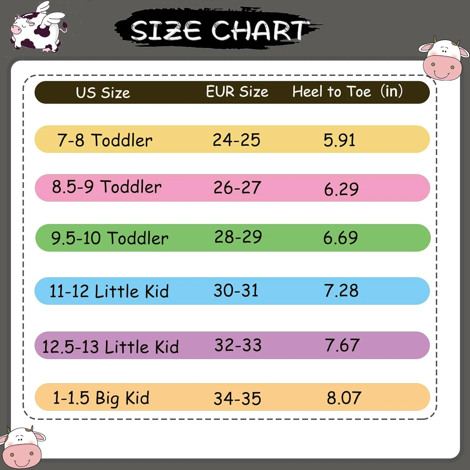 sharllen Toddler Cartoon Cow Cotton Slippers,Girls Boys Cute Indoor Outdoor Plush Animal Cow Shoes Cozy Soft Warm Fluffy Slip-on Home Cow Slipper for Little Kids