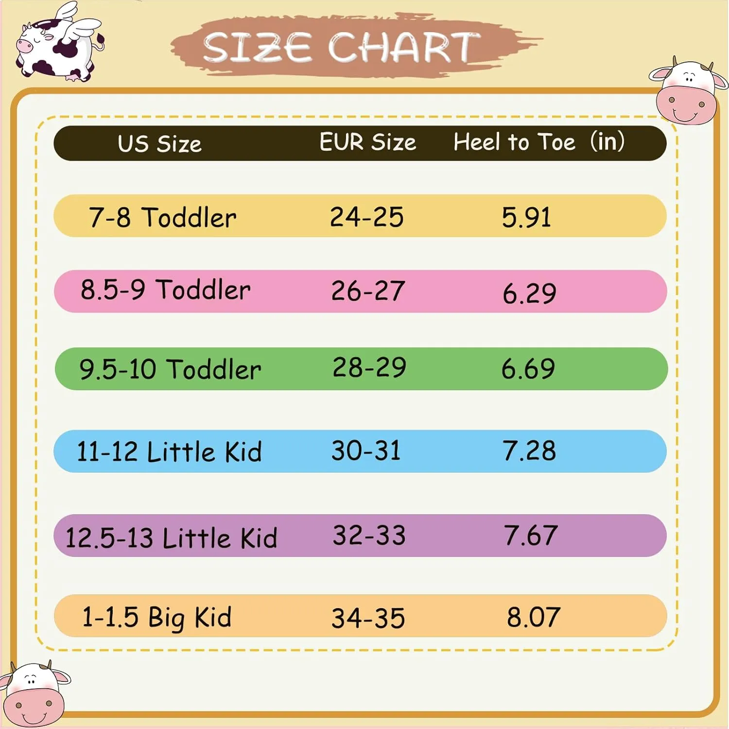 sharllen Toddler Cartoon Cow Cotton Slippers,Girls Boys Cute Indoor Outdoor Plush Animal Cow Shoes Cozy Soft Warm Fluffy Slip-on Home Cow Slipper for Little Kids