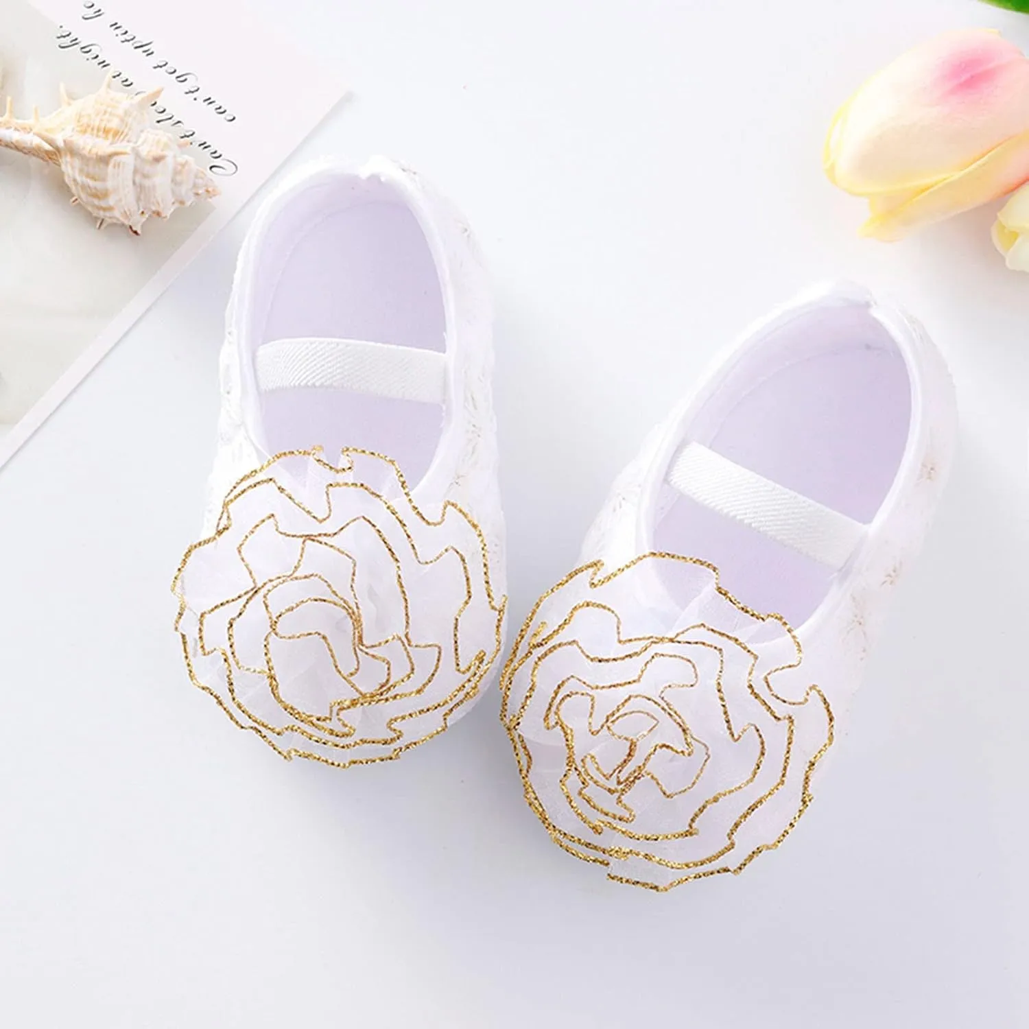 Shoes for 10 Year Old Girls Shoes Shoes Little Child Sole Princess Toddler Flowers Shoes Soft Cute Baby Wrestling Shoes