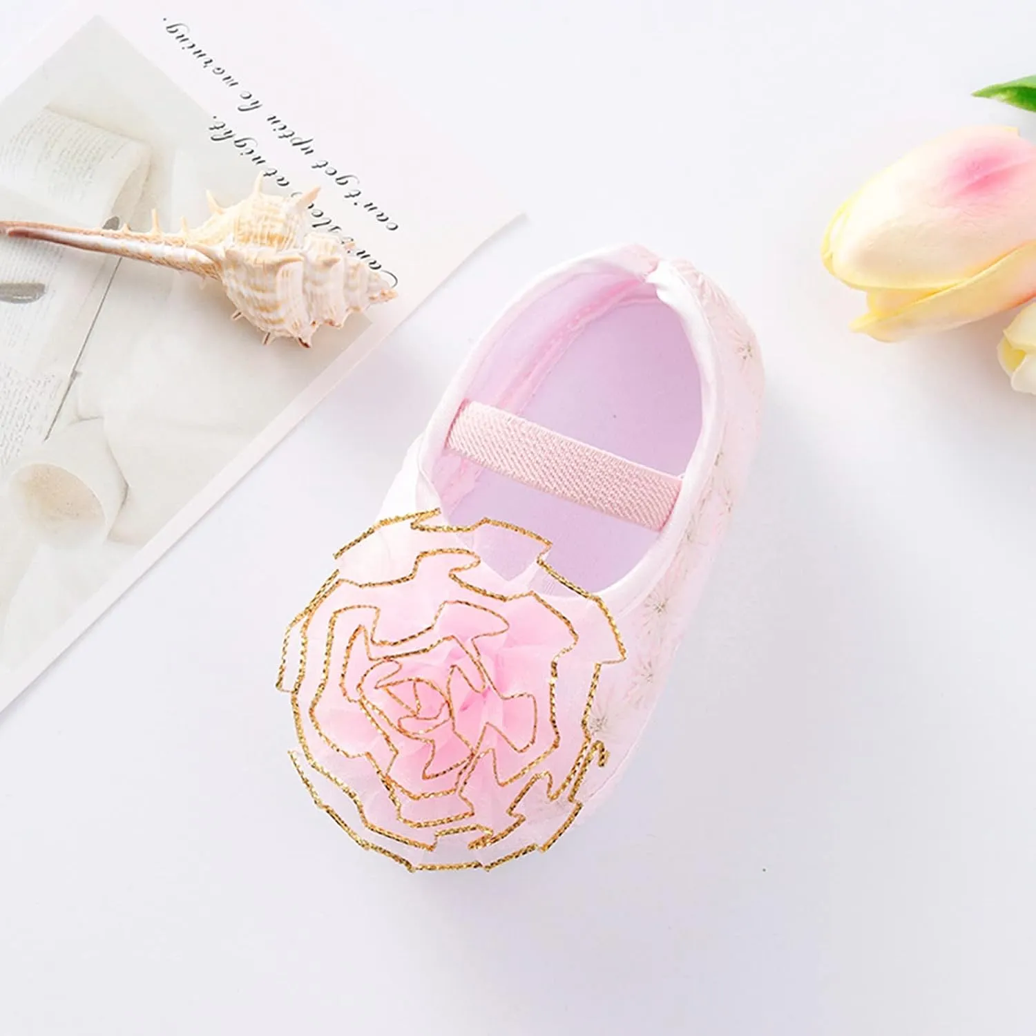 Shoes for 10 Year Old Girls Shoes Shoes Little Child Sole Princess Toddler Flowers Shoes Soft Cute Baby Wrestling Shoes