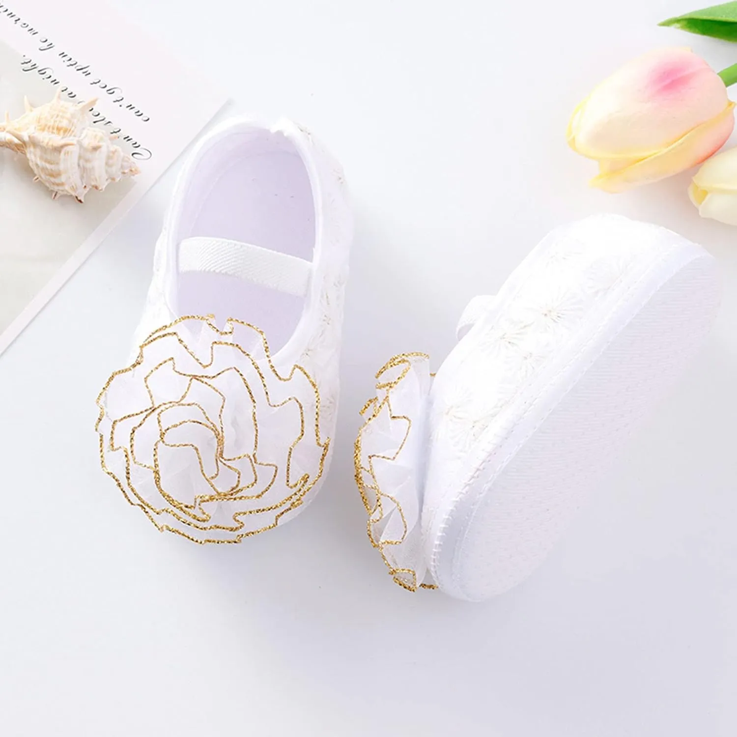 Shoes for 10 Year Old Girls Shoes Shoes Little Child Sole Princess Toddler Flowers Shoes Soft Cute Baby Wrestling Shoes