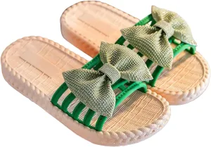 Shoes for Toddler Infant Girls Soild Bowknot Princress Shoes Soft Sole Non Slip First Prewalker Beach Shoes Sandals