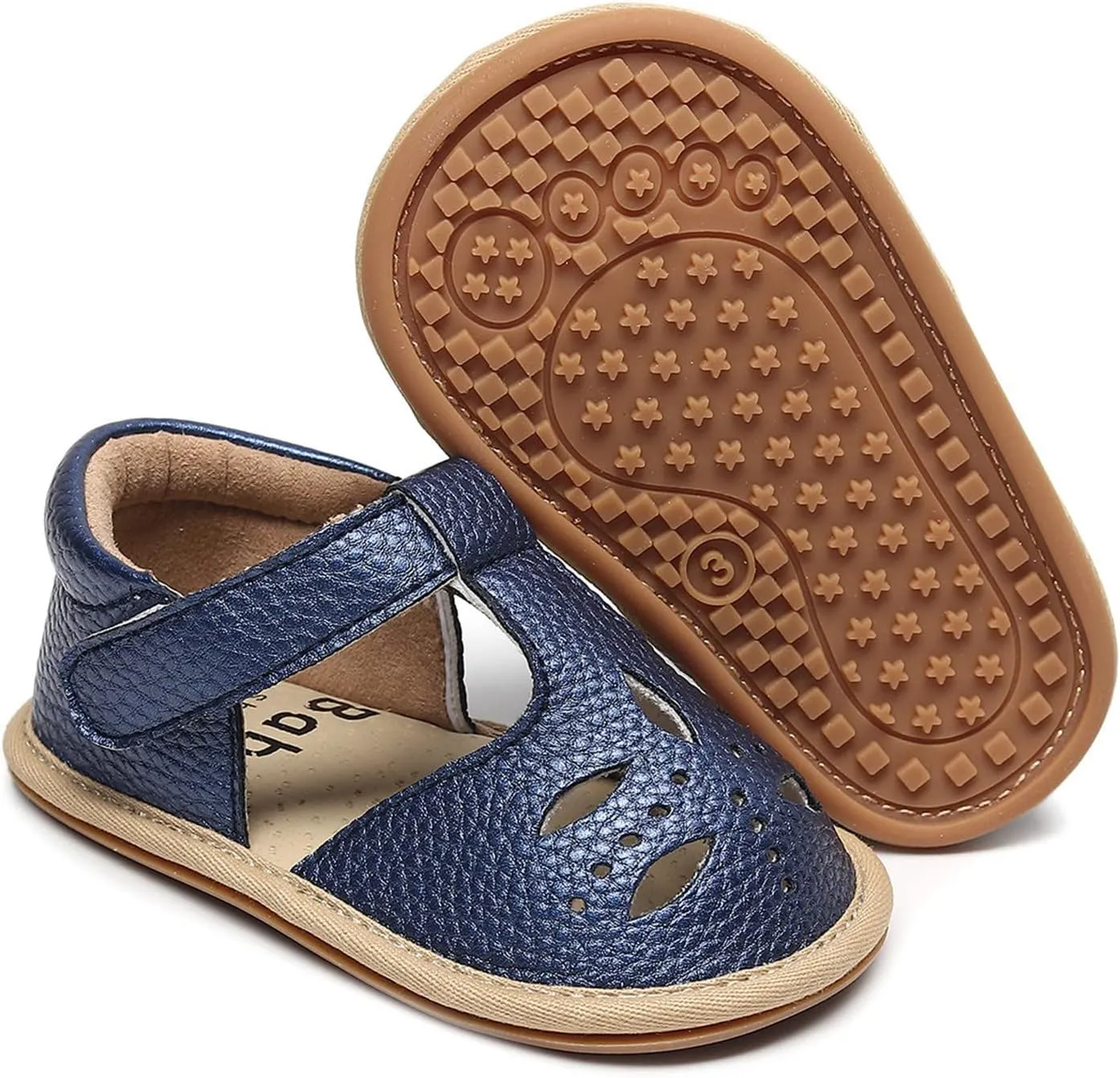 Single First Girls Summer Hollow Shoes Sandals for 324M Out Infant Boys Toddler Flat Baby Sandals Infant Sandles