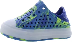 Skechers S Lights Solar Beamz Infant/Toddler Shoes Size 6, Color: Blue/Green