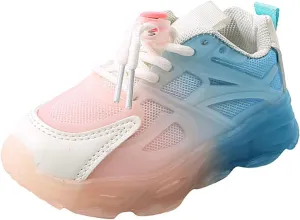 Sneakers for Boys Toddler Boys Girls Light Up Shoes Infant LED Lightweight Mesh Walking Shoes Children Fashion Kids