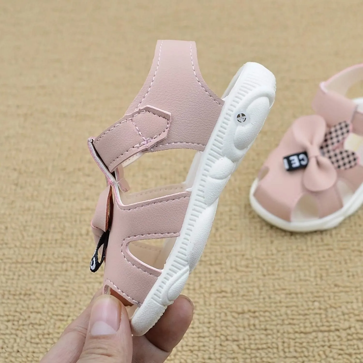 Solaud Baby Girl Summer Sandals, Bowknot Soft Sole non-slip Newborn Toddler Girl Sandals