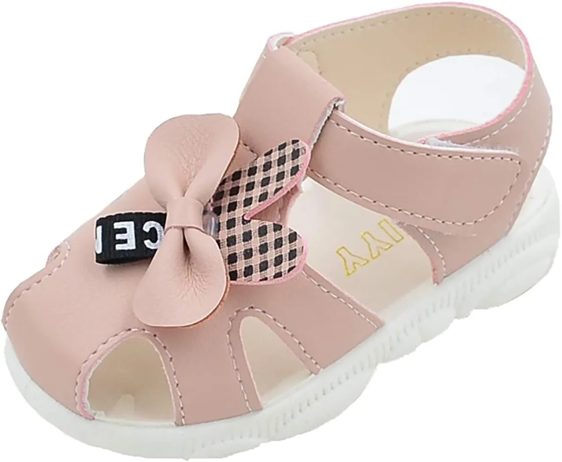 Solaud Baby Girl Summer Sandals, Bowknot Soft Sole non-slip Newborn Toddler Girl Sandals