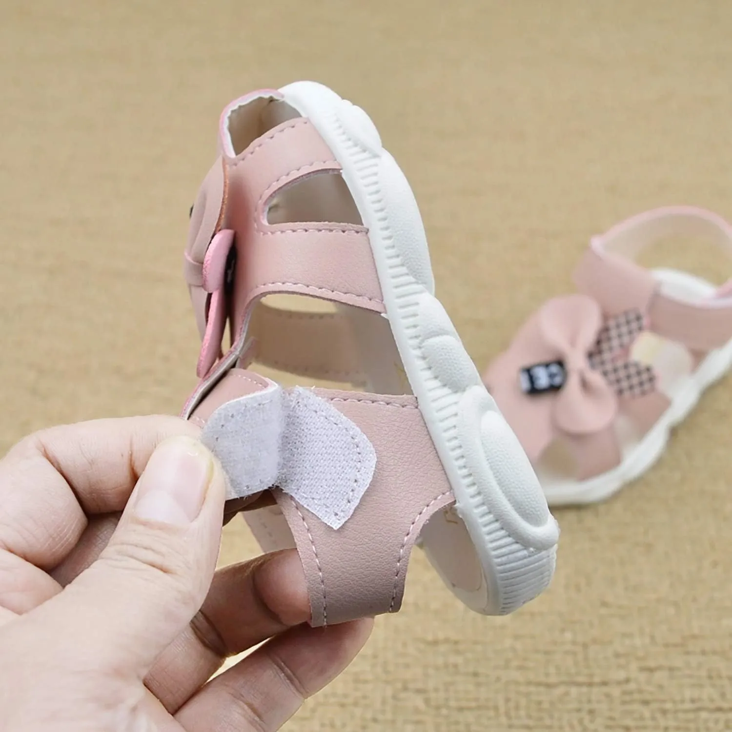 Solaud Baby Girl Summer Sandals, Bowknot Soft Sole non-slip Newborn Toddler Girl Sandals