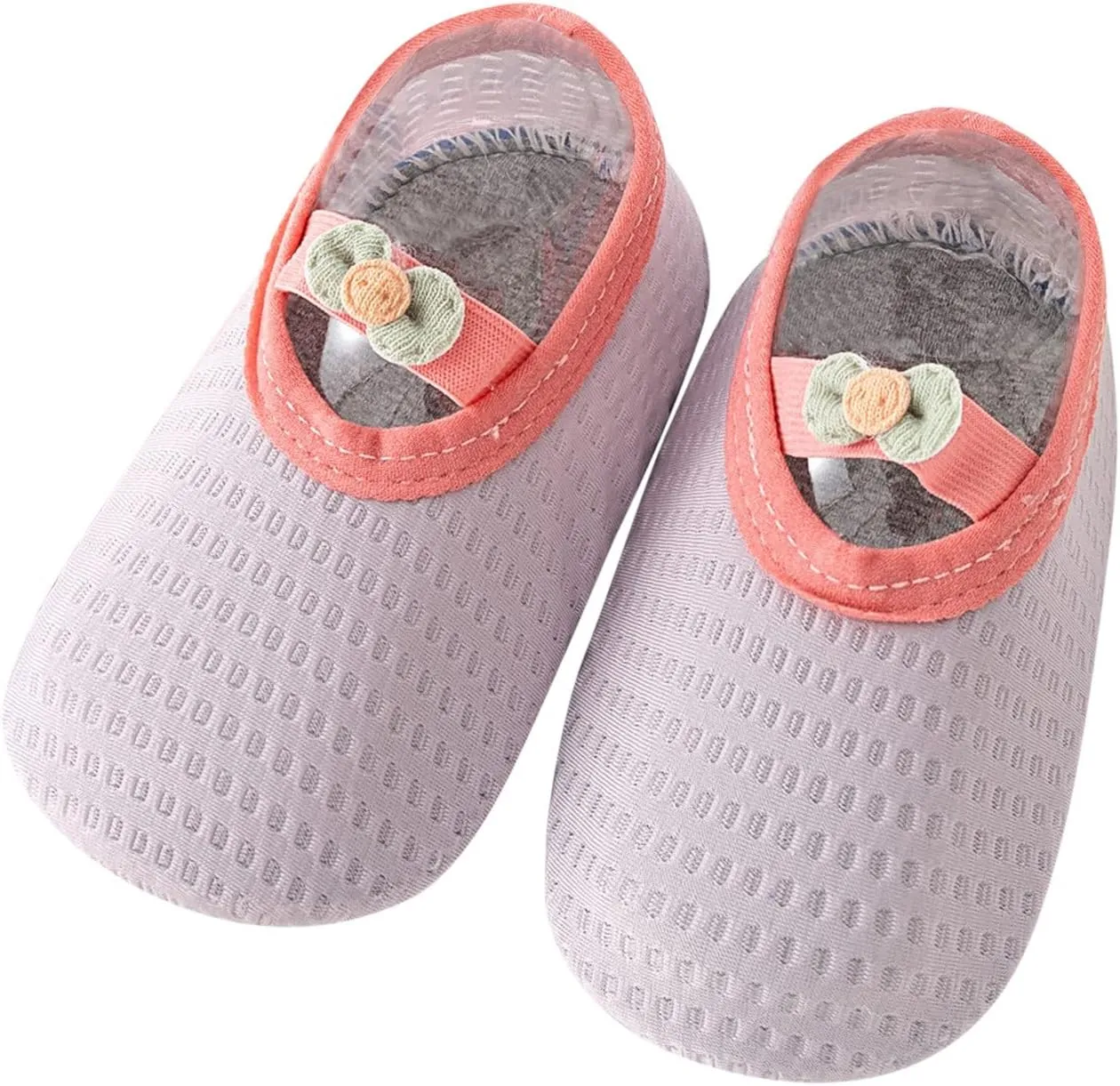 Spring and Summer Children Infant Toddler Shoes Boys and Girls Lightweight Mesh Breathable Comfortable Cute Bow Solid Color Infant Shoes Size 4