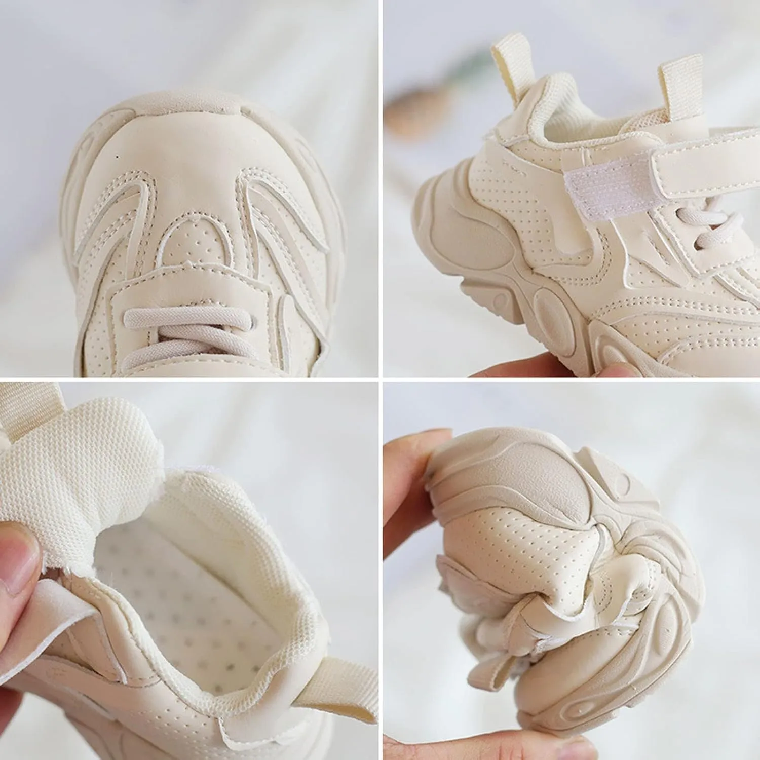 Spring and Summer New Solid Color Breathable Non Slip Children's Casual Sports Shoes Shies Girl