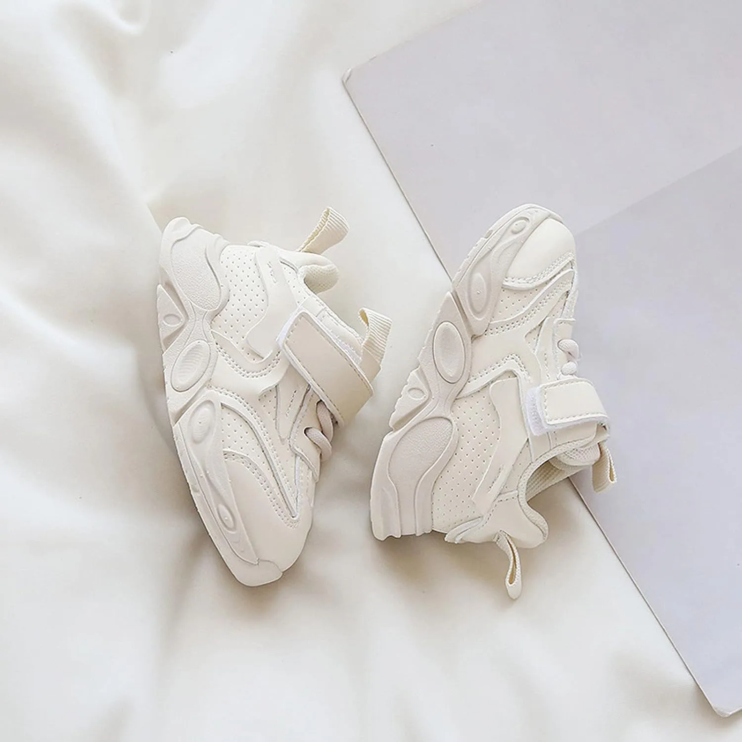 Spring and Summer New Solid Color Breathable Non Slip Children's Casual Sports Shoes Shies Girl