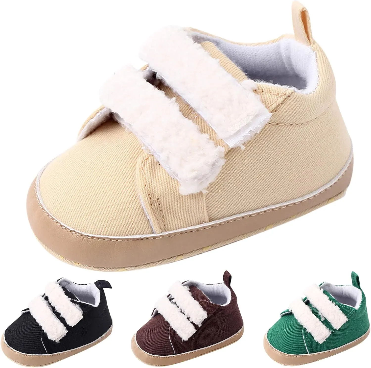 Spring Children and Infants Toddler Shoes Boys and Girls Floor Sports Shoes Soft Light Non Slip Comfortable Solid Color Toddler Fall Boots