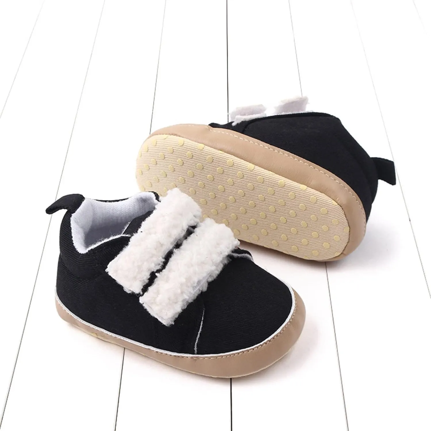 Spring Children and Infants Toddler Shoes Boys and Girls Floor Sports Shoes Soft Light Non Slip Comfortable Solid Color Toddler Fall Boots