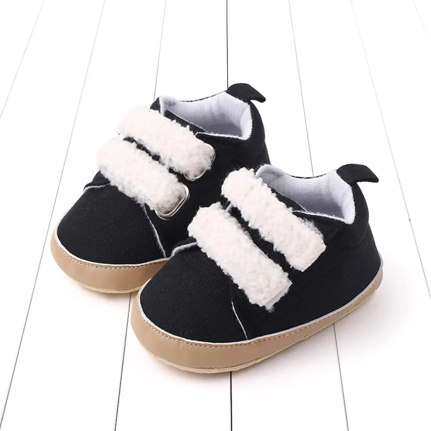 Spring Children and Infants Toddler Shoes Boys and Girls Floor Sports Shoes Soft Light Non Slip Comfortable Solid Color Toddler Fall Boots