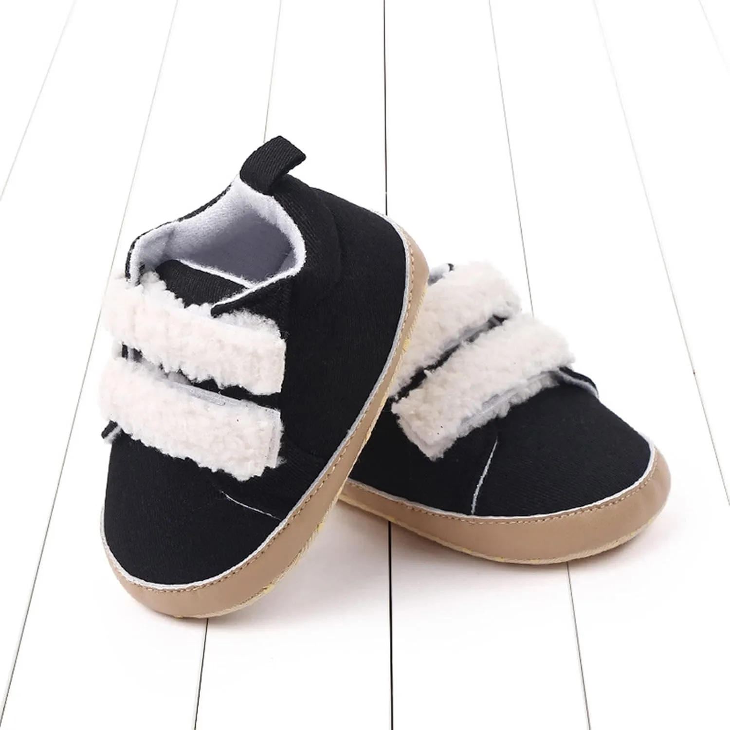 Spring Children and Infants Toddler Shoes Boys and Girls Floor Sports Shoes Soft Light Non Slip Comfortable Solid Color Toddler Fall Boots