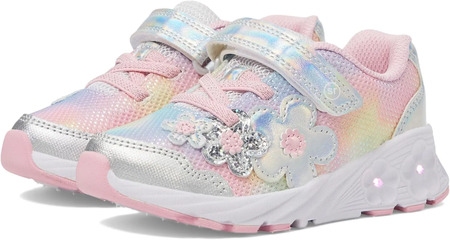 Stride Rite Womens SR Lighted Glimmer 2.0 (Toddler) Multi 7.5 Wide