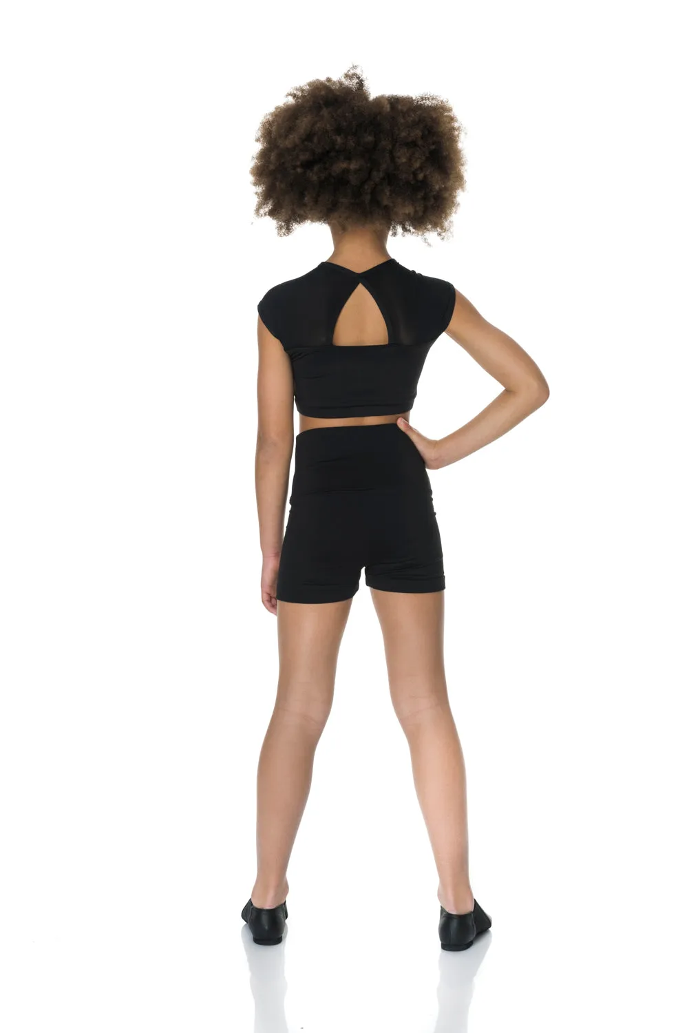 Studio 7 Children's Activate High Waisted Shorts - Black*
