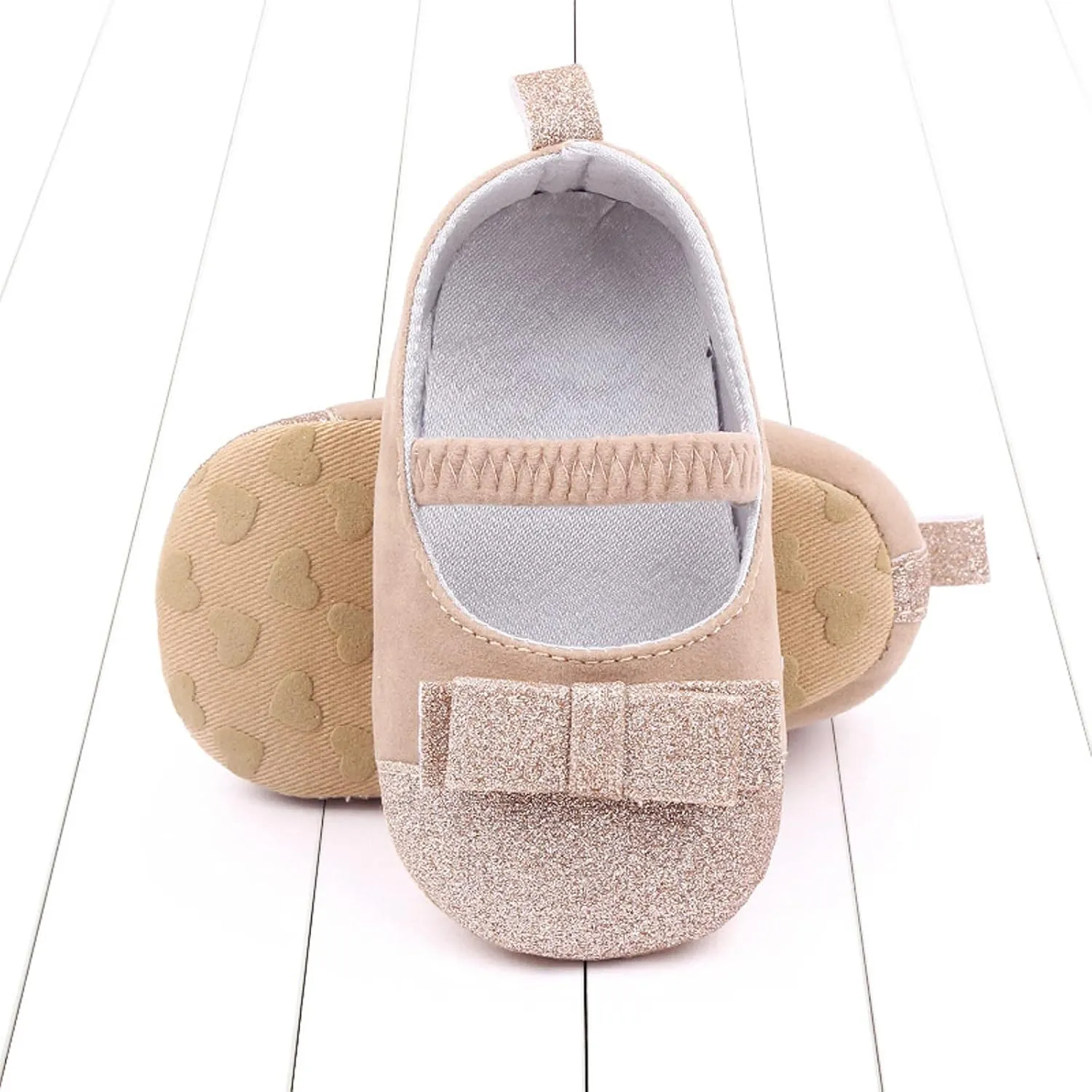 Summer Kids Infant Toddler Shoes Girls Casual Shoes Flat Lightweight Elastic Band Slip On Sequin Upper 12 Month Shoes