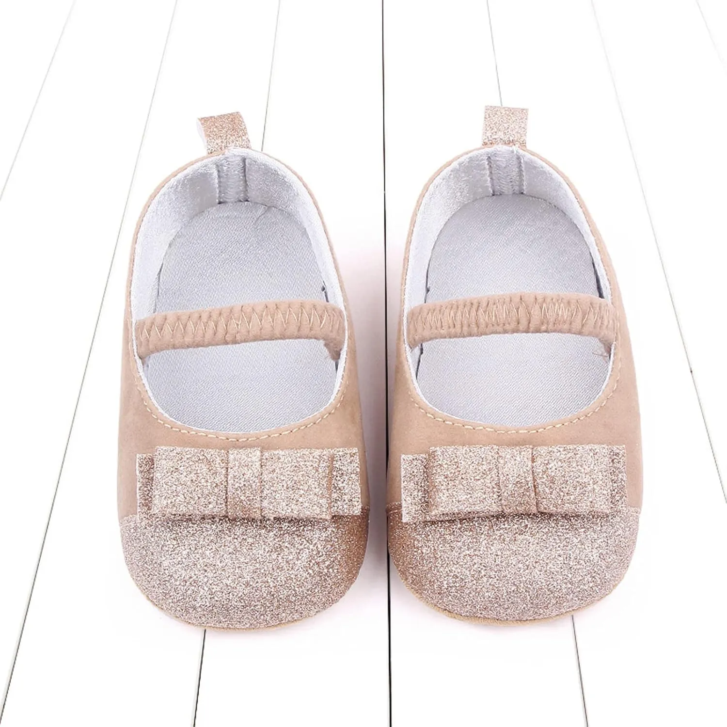 Summer Kids Infant Toddler Shoes Girls Casual Shoes Flat Lightweight Elastic Band Slip On Sequin Upper 12 Month Shoes