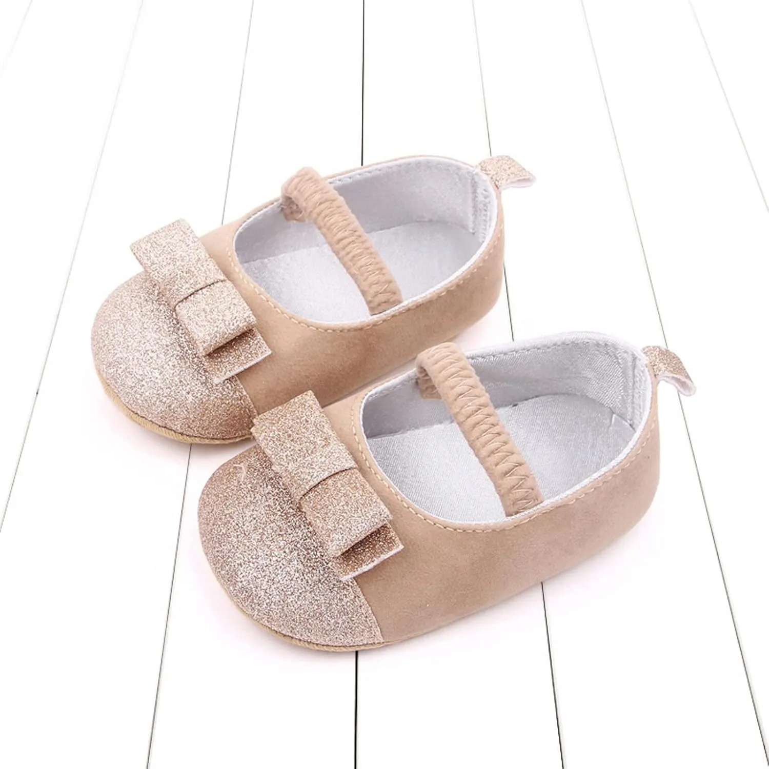 Summer Kids Infant Toddler Shoes Girls Casual Shoes Flat Lightweight Elastic Band Slip On Sequin Upper 12 Month Shoes