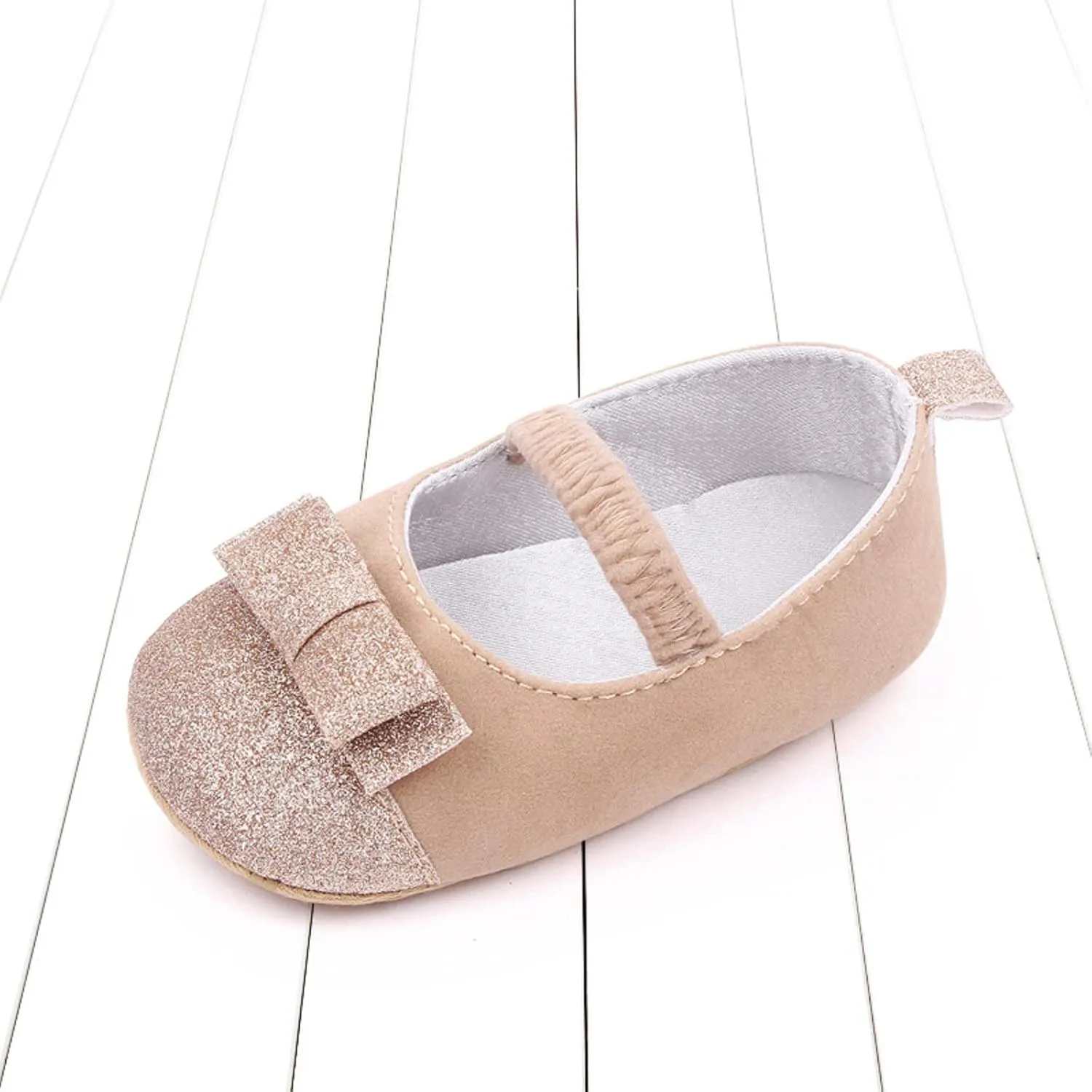 Summer Kids Infant Toddler Shoes Girls Casual Shoes Flat Lightweight Elastic Band Slip On Sequin Upper 12 Month Shoes