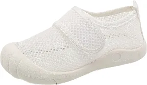 Summer New Hollowed Breathable Mesh Shoes Boys Baotou Anti Kick Sandals Girls Solid Color Beach Shoes Takeaway Sandal