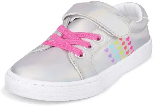 The Children's Place Girl's Heart Lo Top Sneakers