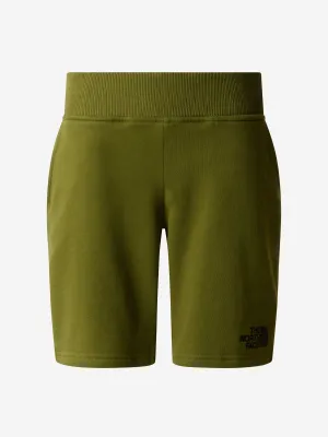 The North Face Boys Cotton Shorts in Green