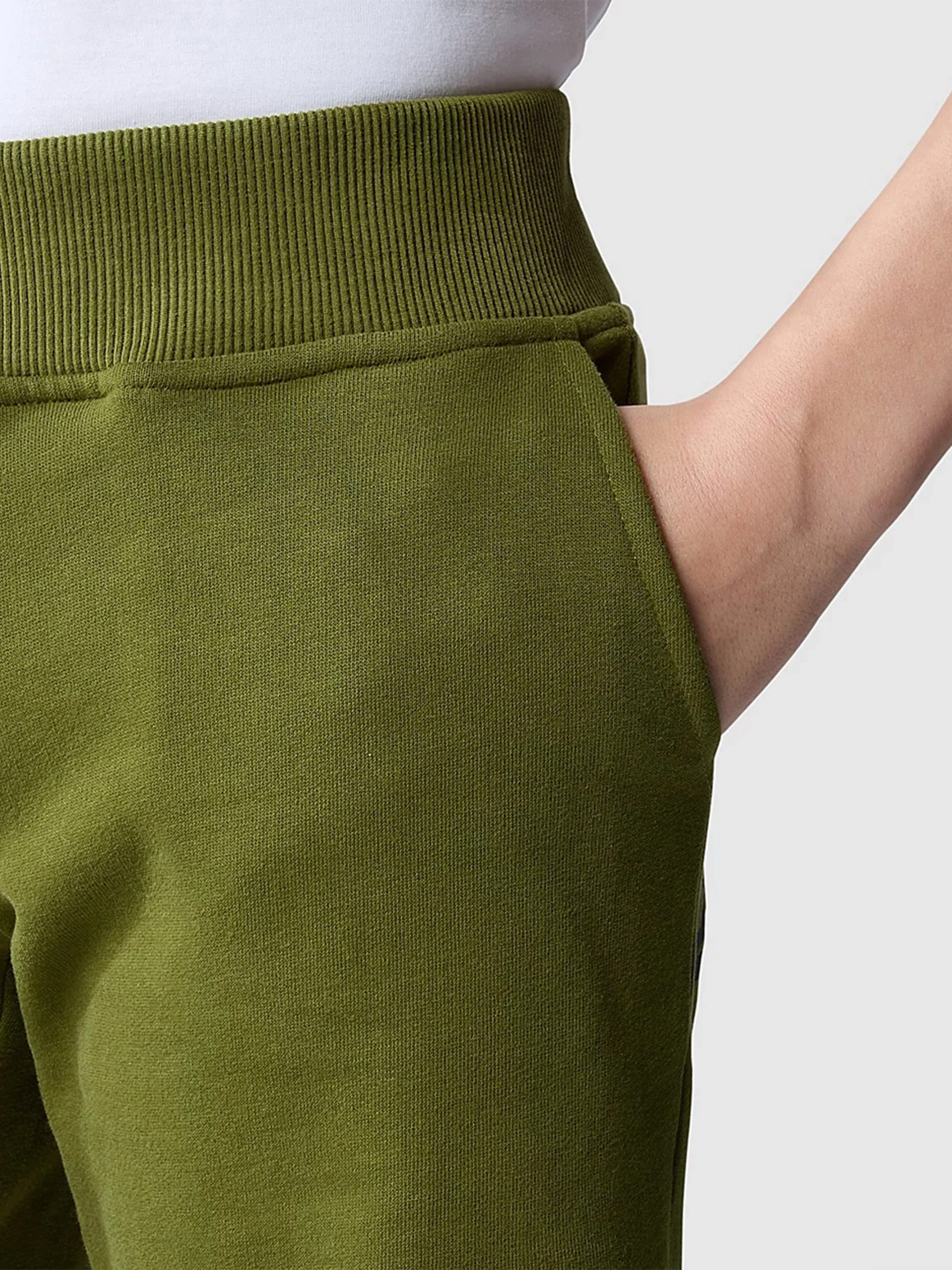 The North Face Boys Cotton Shorts in Green