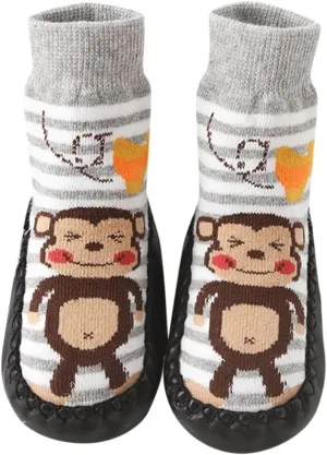 Toddler Autumn Winter Non-Slip Shoes Boys Girls Floor Sports Socks Shoes Flat Sole Non Baby Slippers Shoes Boys Shoes