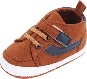 Toddler Baby Boys Girls High Tops Ankle Sneakers Infant Newborn Prewalker Soft Anti-Slip Sole occasins Shoes