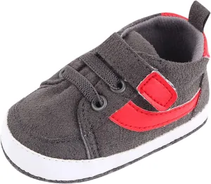 Toddler Baby Boys Girls High Tops Ankle Sneakers Soft Anti-Slip Sole occasins Infant Newborn Prewalker Shoes