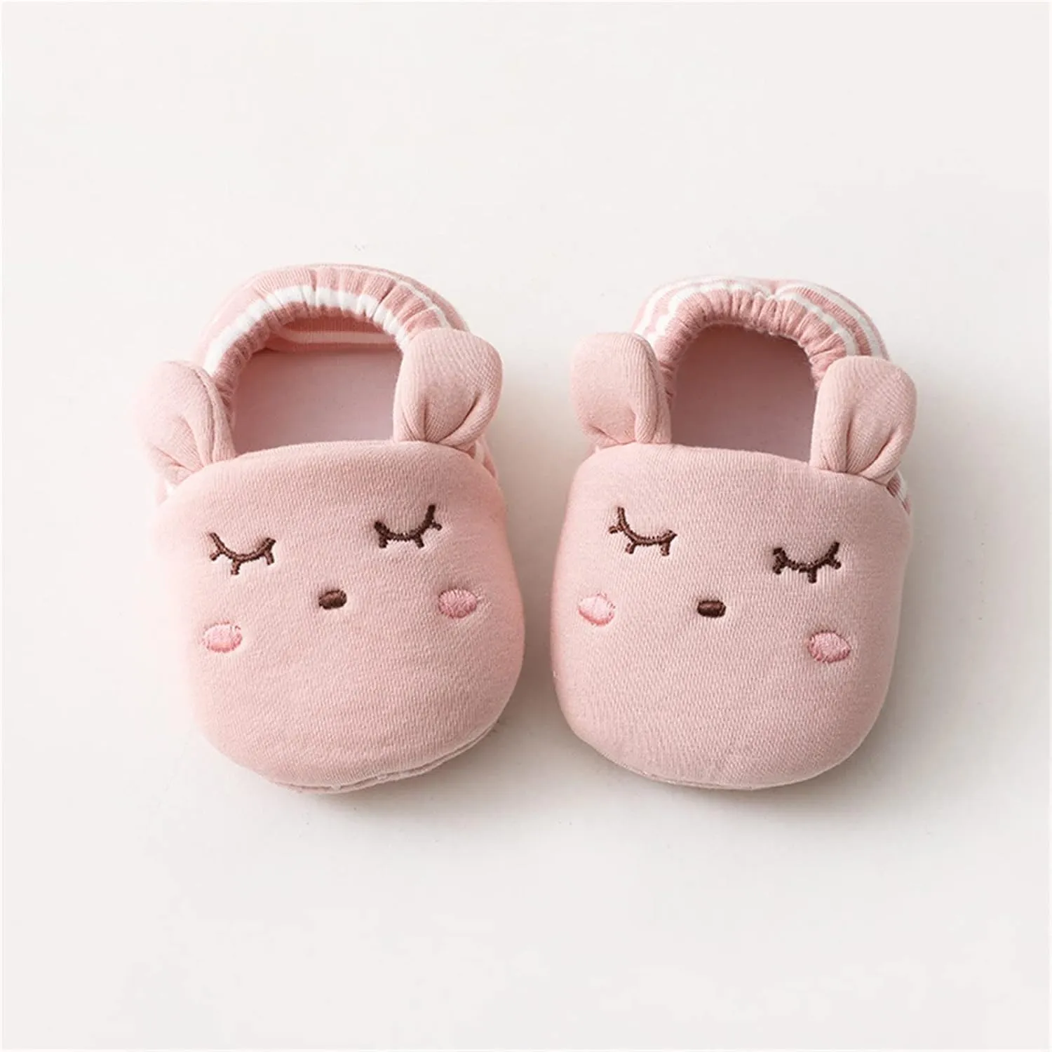 Toddler Baby Ear Sock Cotton Slippers Boys Girls Soft Non-slip House Floor Shoes Infant First Wailing Slipper