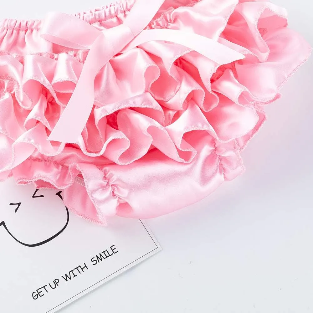 Toddler Baby Infant Girl Bowknot Ruffle Nappy Underwear Panty Baby Shoes