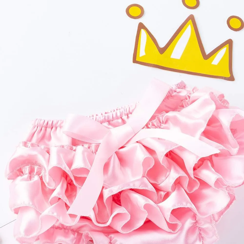 Toddler Baby Infant Girl Bowknot Ruffle Nappy Underwear Panty Baby Shoes