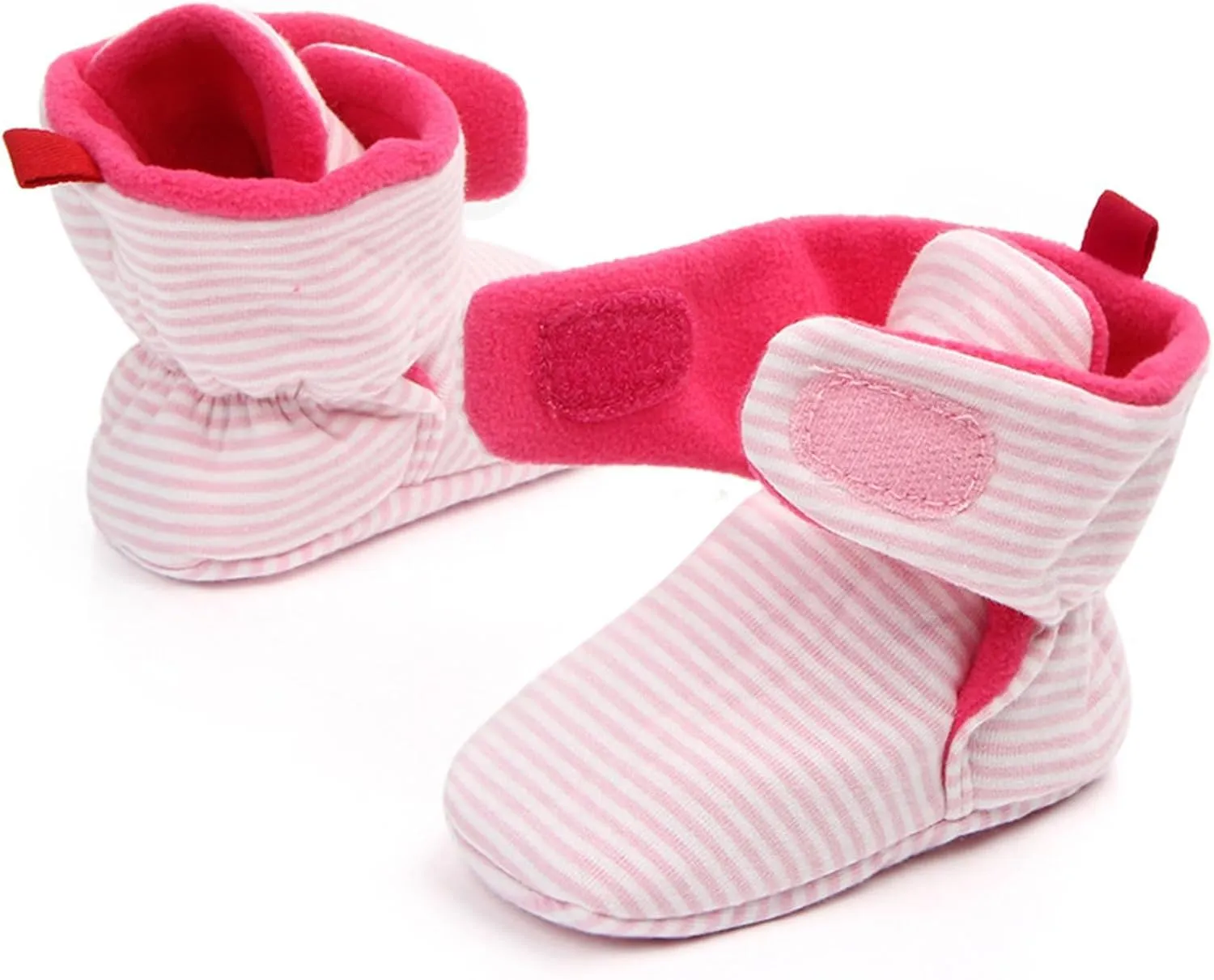 Toddler Baby Shoes Socks Solid Color Patchwork Knitted Plush Baby Socks Shoes for 0 to 12Months Toddler Girl Sandals