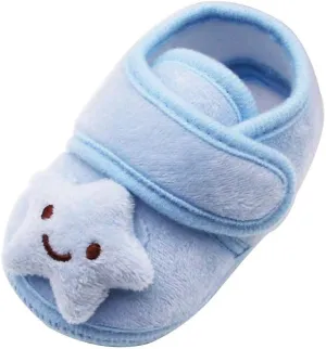 Toddler Boy Slip on Sneakers Stars Girls Soft Sole Infant Boots Baby Shoes Warm Winter Plush Shoes Baby Shoes Size 4 Girls