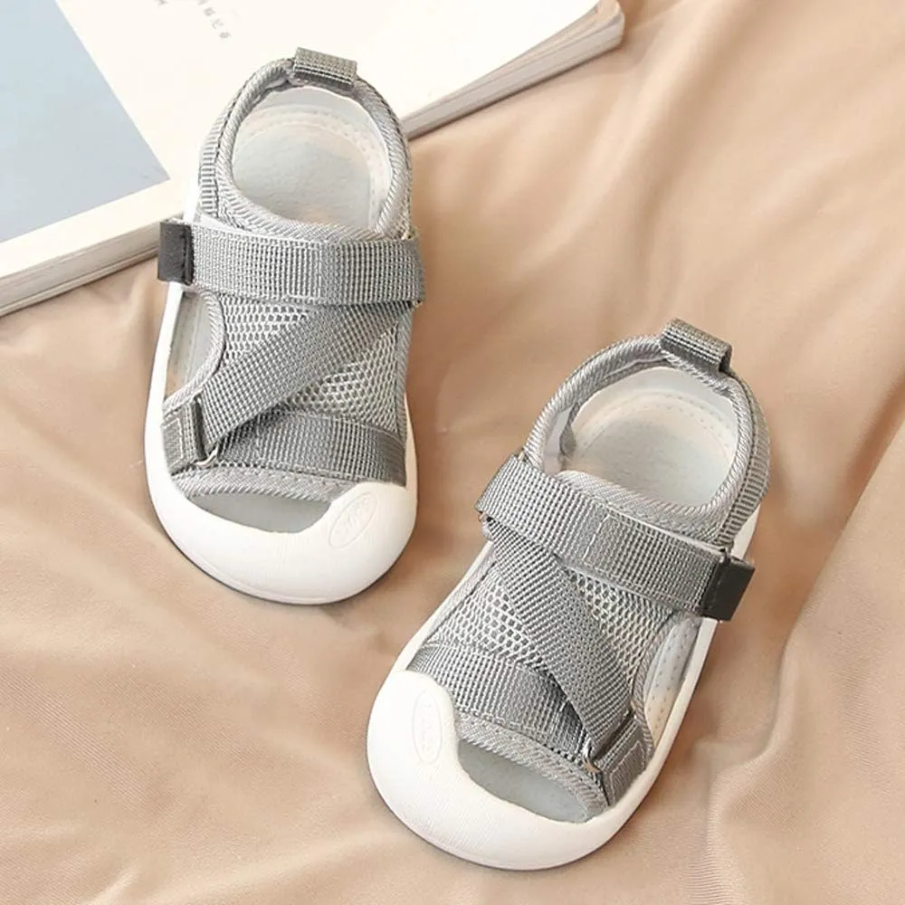 Toddler Boys Girls Unisex Baby Summer Sport Sandals Closed Toe Non-Slip Rubber Sole Pool Beach Mesh Sneakers Lightweight Outdoor Water Shoes