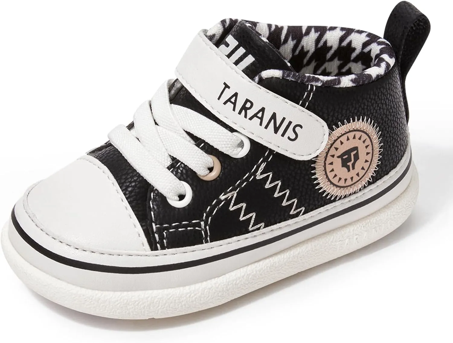Toddler Boys Lightweight Sneakers Non-Slip High-top Baby First Walker Shoes