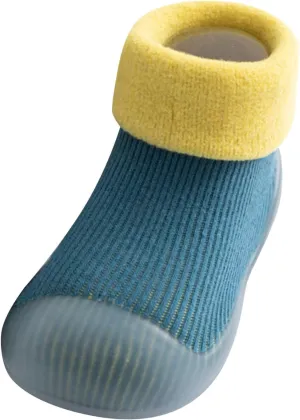 Toddler Boys Slippers Size 5 Kids Toddler Baby Boys Girls Solid Warm Knit Soft Sole Boy Slippers Size 3 Youth