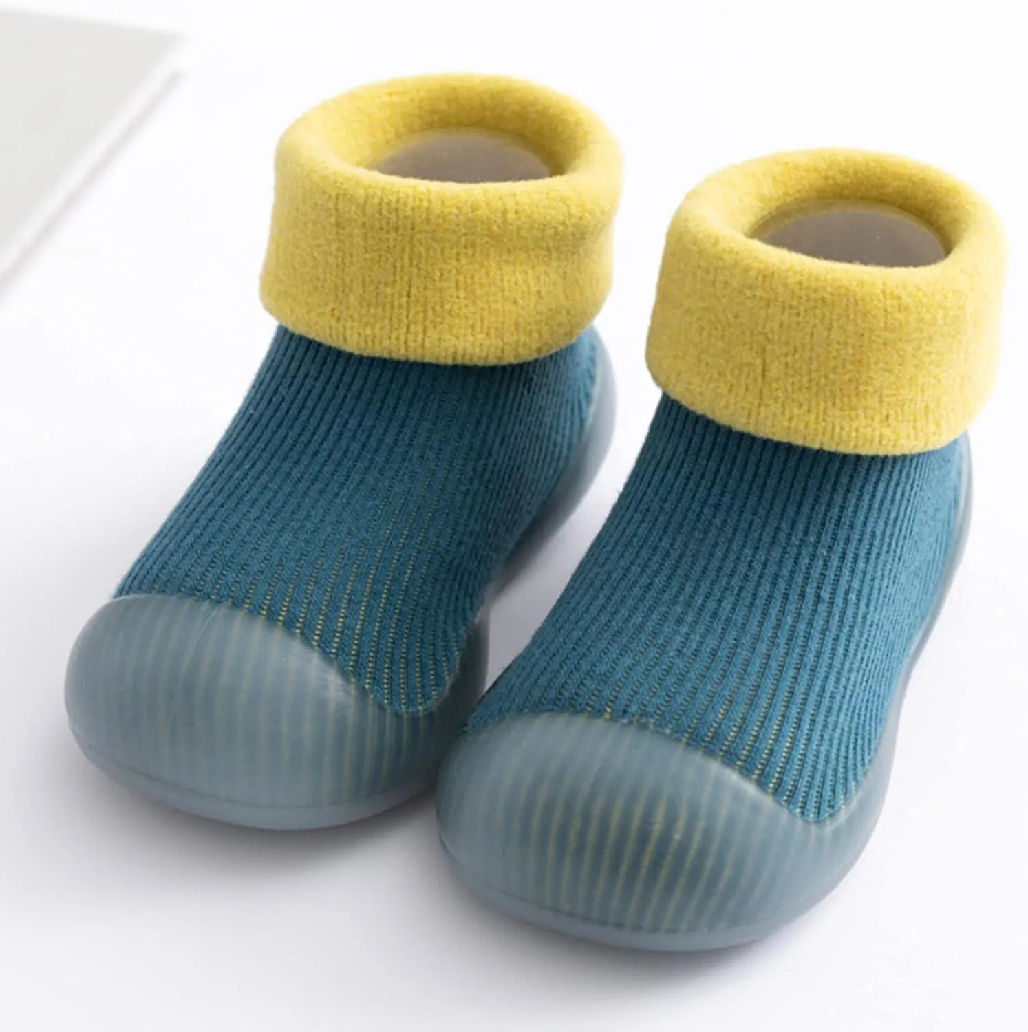 Toddler Boys Slippers Size 5 Kids Toddler Baby Boys Girls Solid Warm Knit Soft Sole Boy Slippers Size 3 Youth