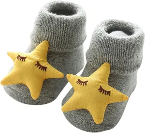 Toddler Cute Cartoon Socks Shoes Soft and Non Slip Soles Warm and Comfortable Shoes Baby Shoes Baby Walking Shoes