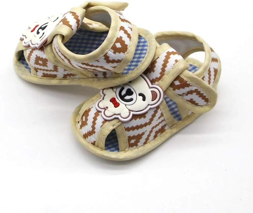 Toddler Girl Walking Sandals Shoes Newborn Baby Girls Printing Cartoon Prewalker Soft Sole Sandals Shoes for Girl