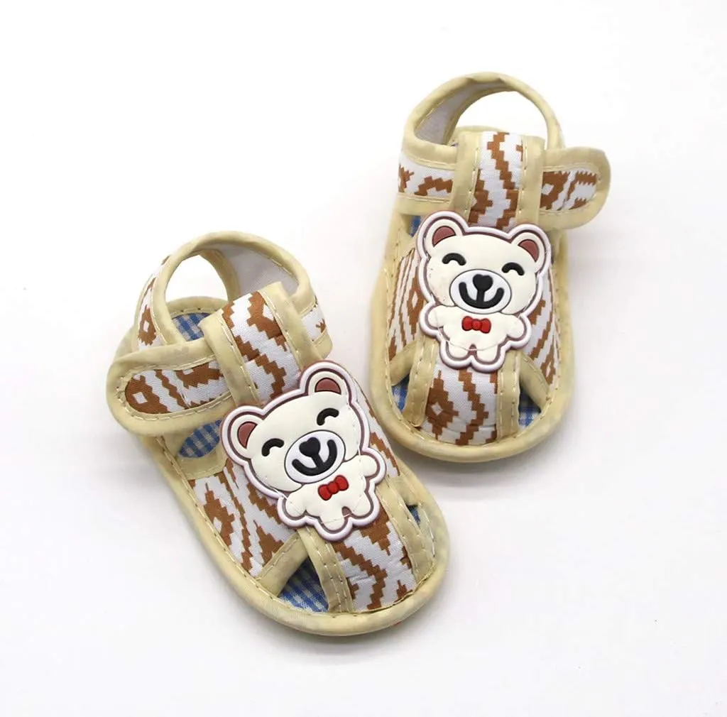 Toddler Girl Walking Sandals Shoes Newborn Baby Girls Printing Cartoon Prewalker Soft Sole Sandals Shoes for Girl