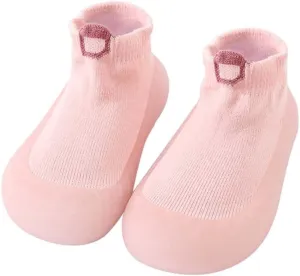 Toddler Girls Boys Barefoot Sock Shoes Breathable Soft House Slippers Baby Rubber Sole Indoor Walking Sneakers