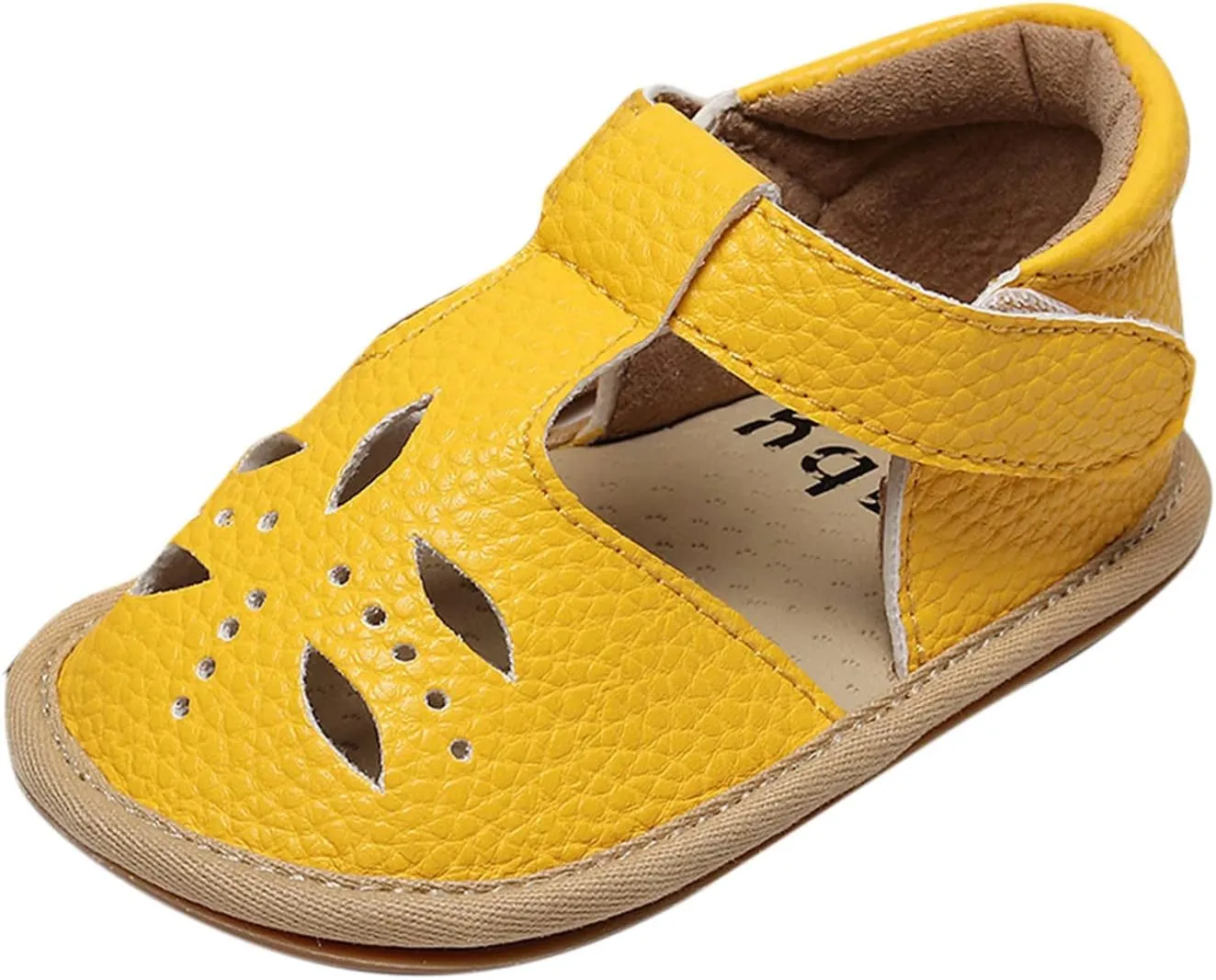 Toddler Girls Boys Sandals Summer Beach Hollow Out Flat Sandals Soft Anti-Slip Rubber Sole First Walker Crib Shoes